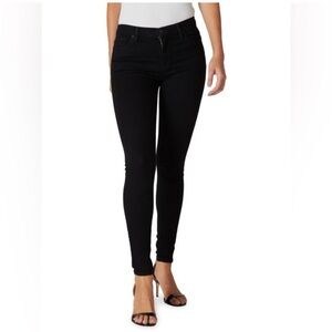 Hudson Jeans Black mid rise skinny Jeans